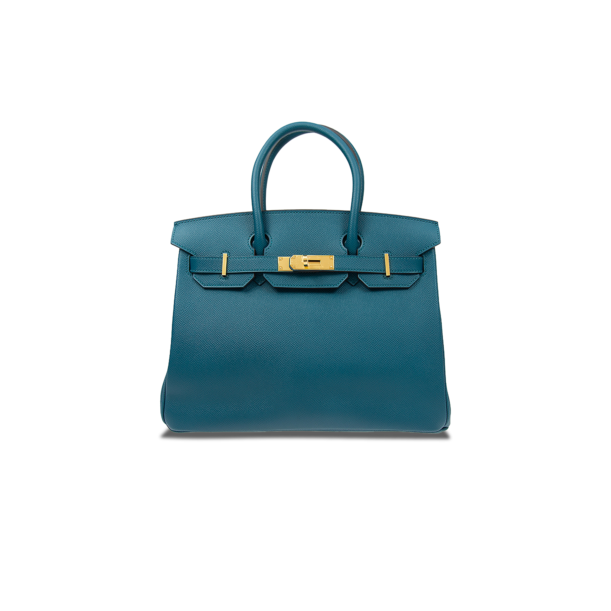 h**mes master birkin 30 togo leather N0*Hern blue gold buckle bag h028369ccp3 (30*23*15cm)